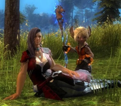 Morrigan the Redfanged and Pyrotech Ozrinn, the owners of O&M's Various Ventures. Business is licensed out of Lion's Arch under Googhound Enterprises, LLC.